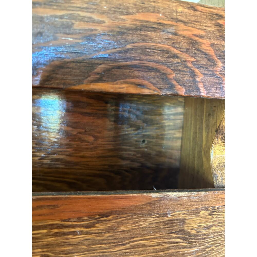 Vintage Wooden Wall Shelf Plate Rack | Rustic Wall Mounted Display Shelf - Picture 4 of 16